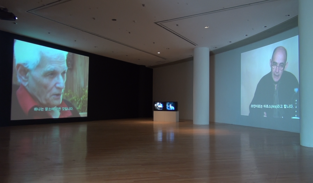 Entretien avec Jacques Derrida & Jean-Luc Nancy | 2014, Art Sonje Center, Seoul